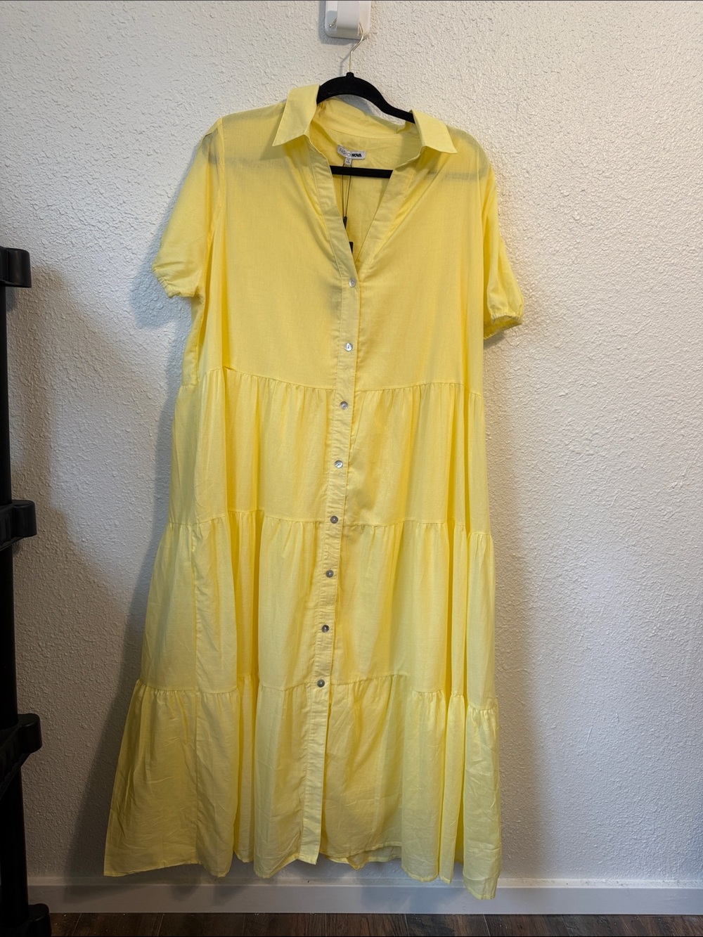 Yellow Linen Dress